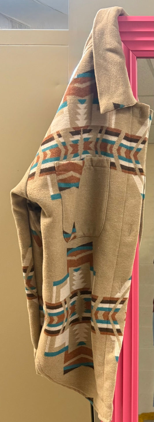 Aztec Button Up Jacket