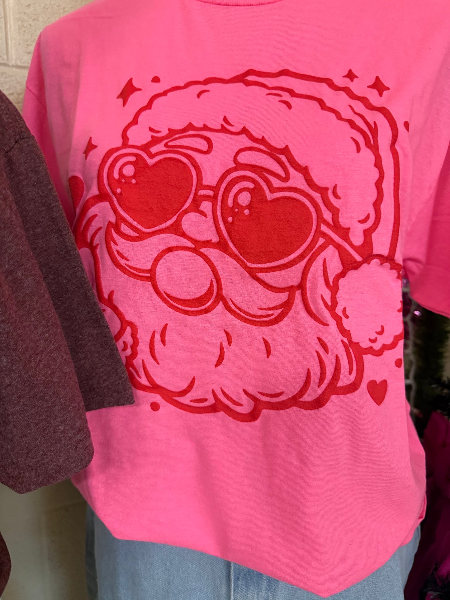 Bubble Gum Santa Tee