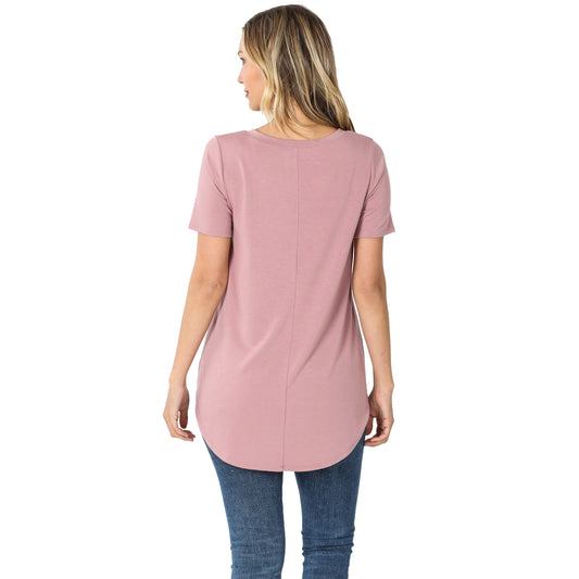Short Sleeve V-Neck
