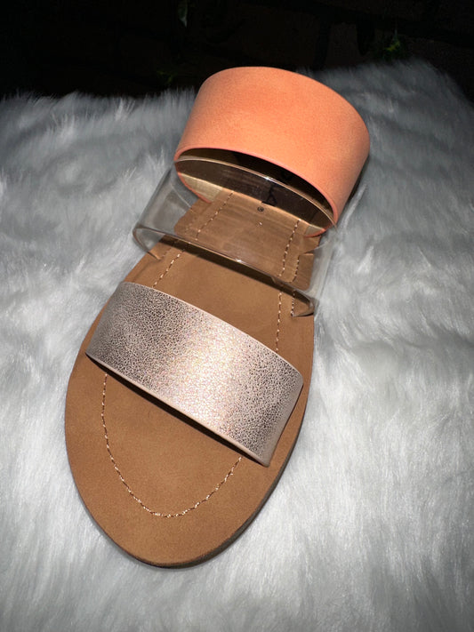 Orange tone sandal