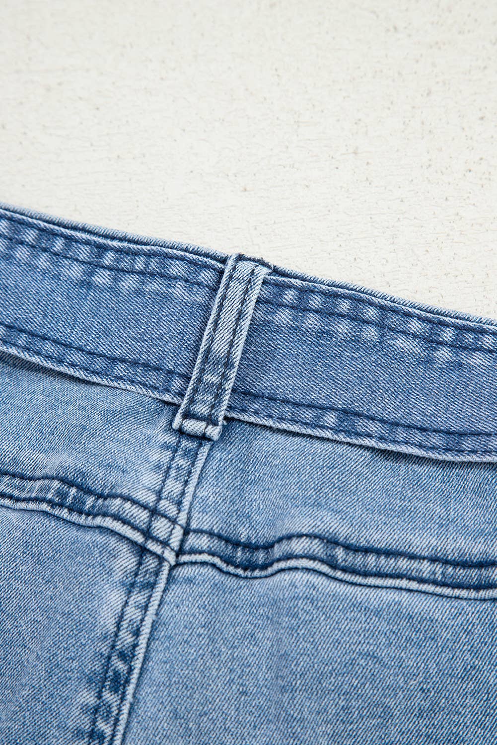 Bow Knot Sash Tie Wide Jeans