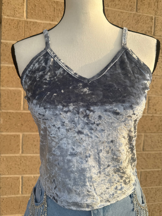 Velvet V-Neck Tank
