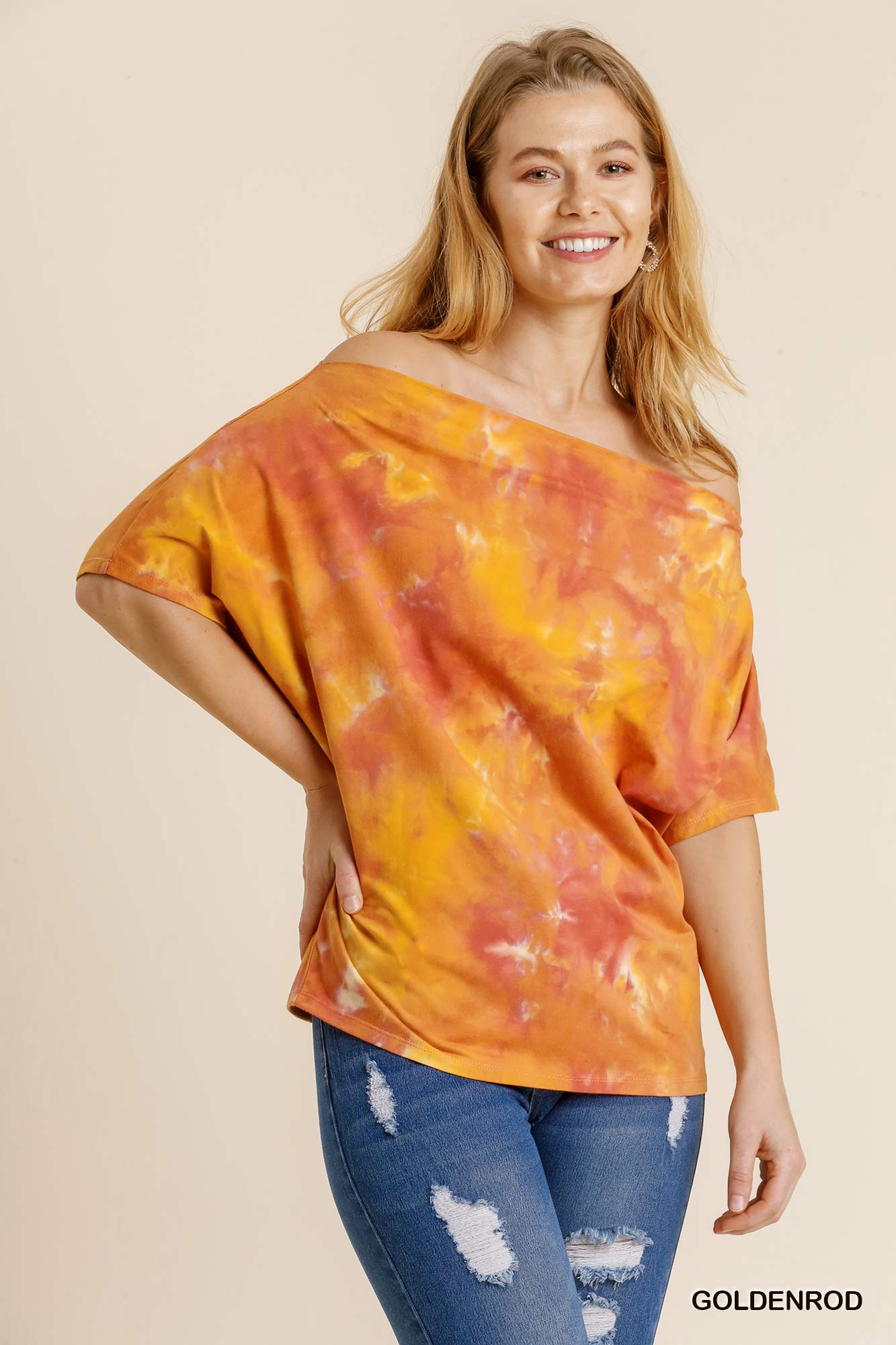 Tie Dye Off Shoulder