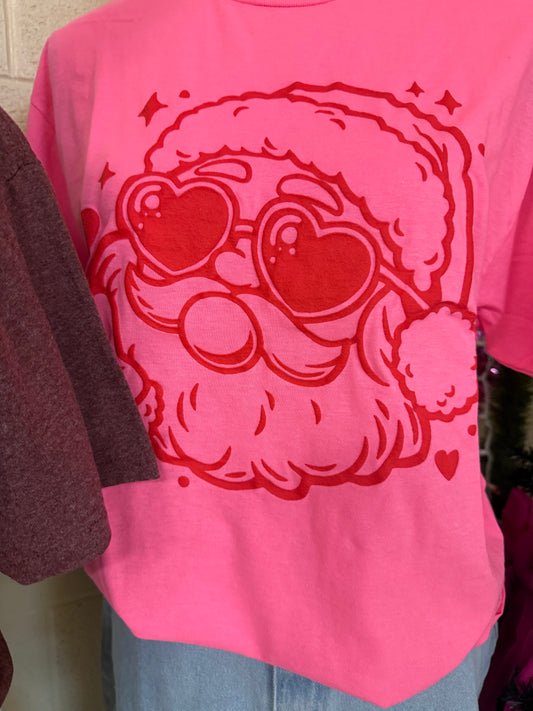Bubble Gum Santa Tee