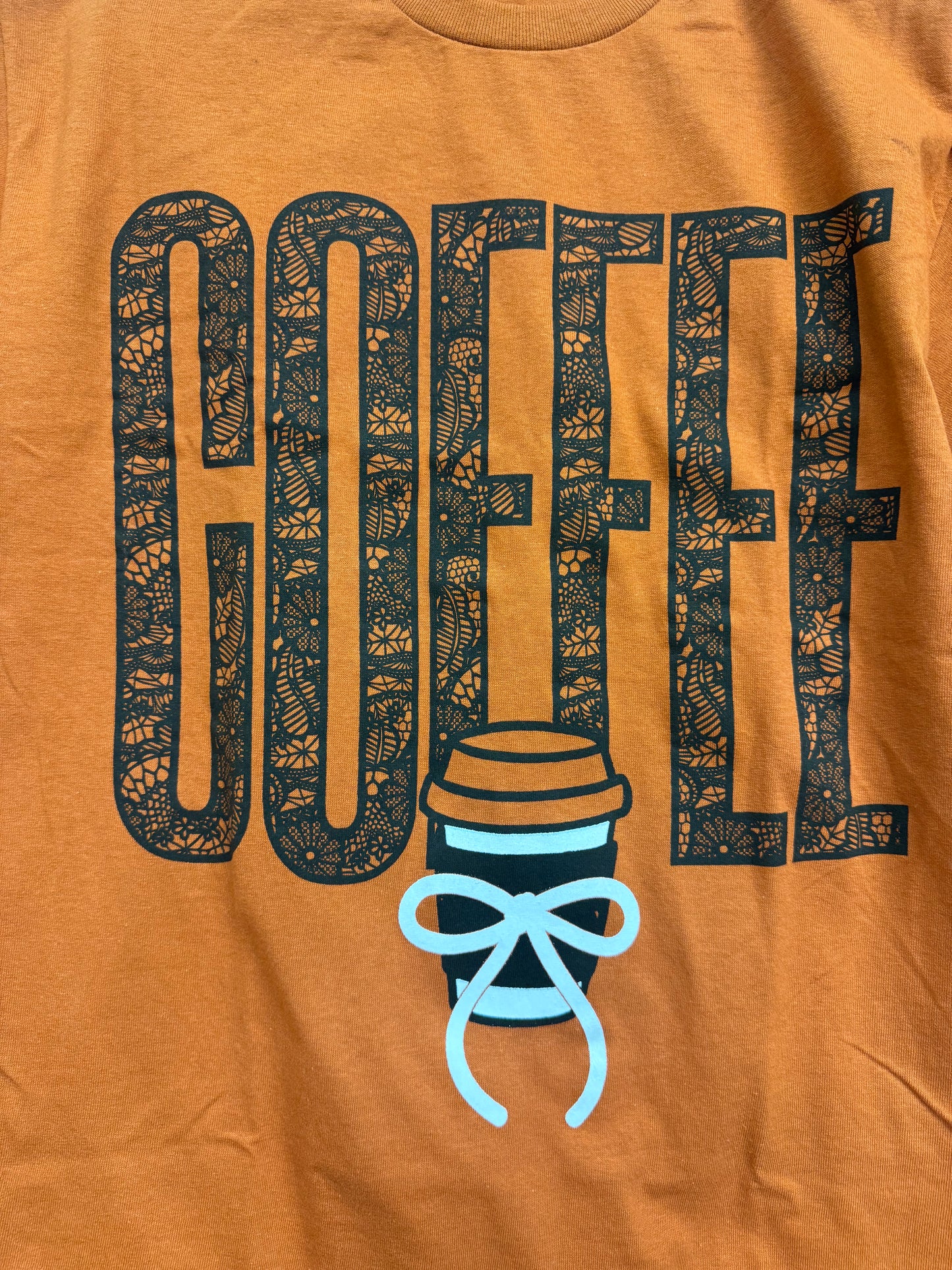 Coffee Lace Tee