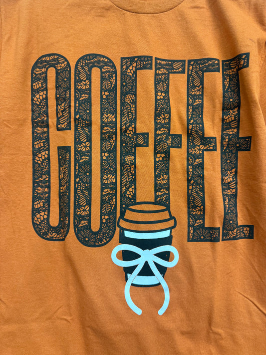 Coffee Lace Tee