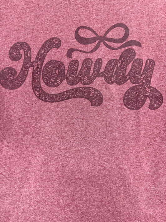 Howdy Lace Printed Tee