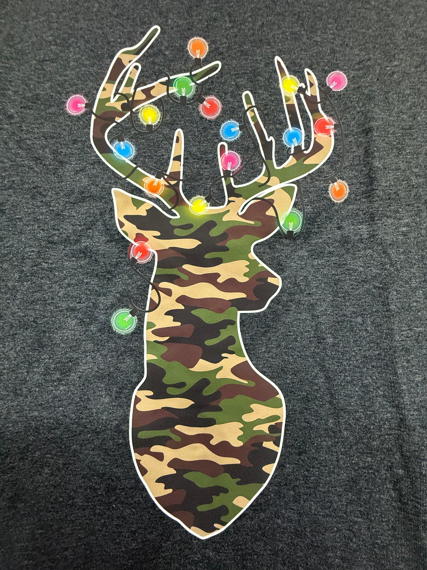 Camo Christmas Buck Tee