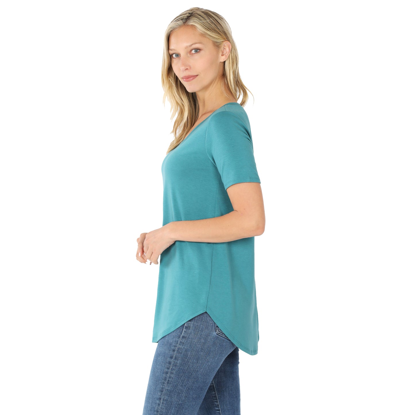 Short Sleeve V-Neck