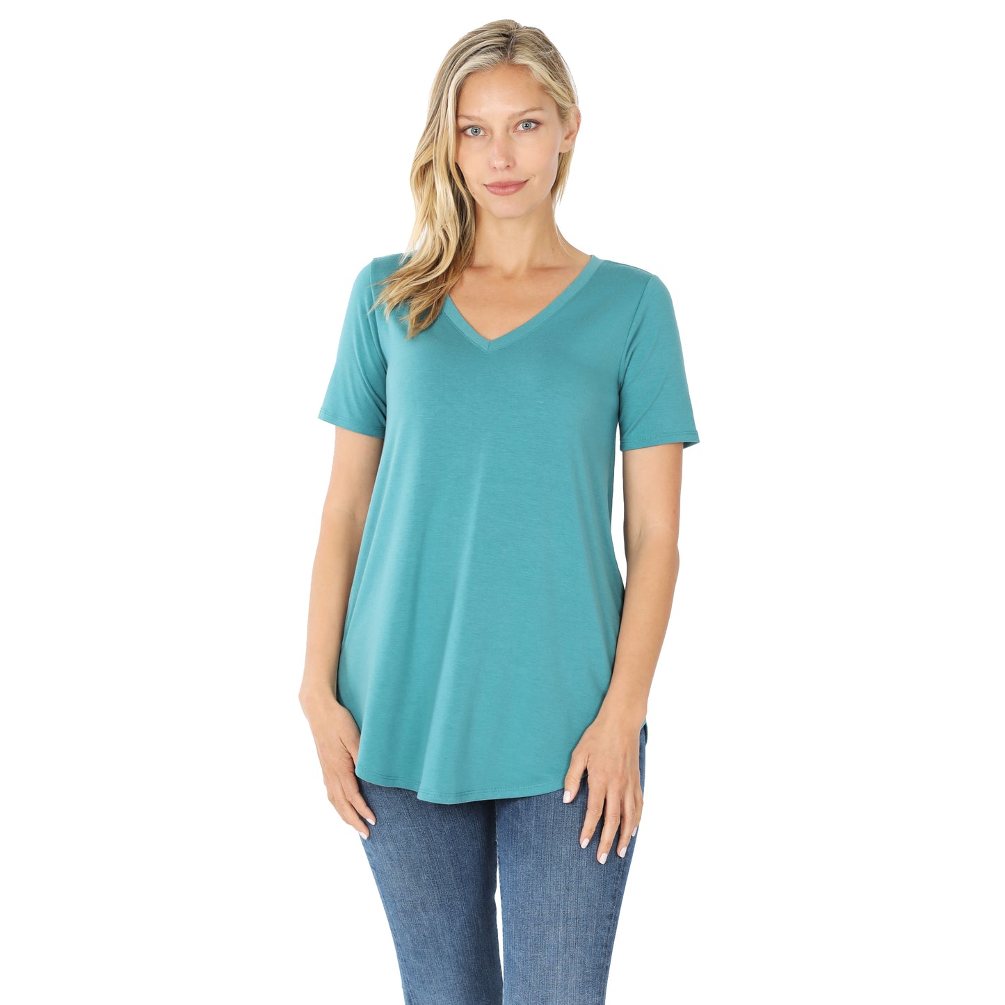Short Sleeve V-Neck