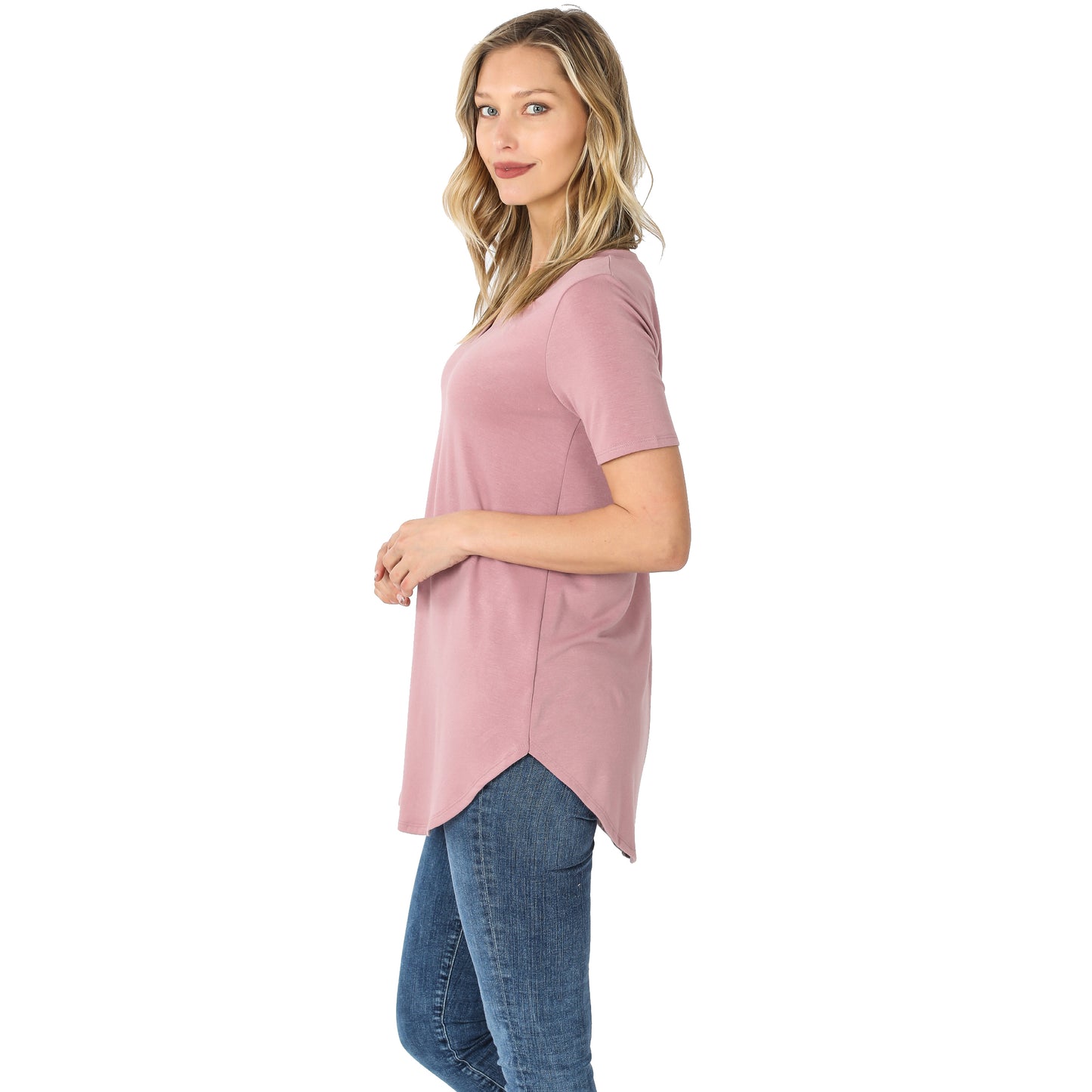 Short Sleeve V-Neck