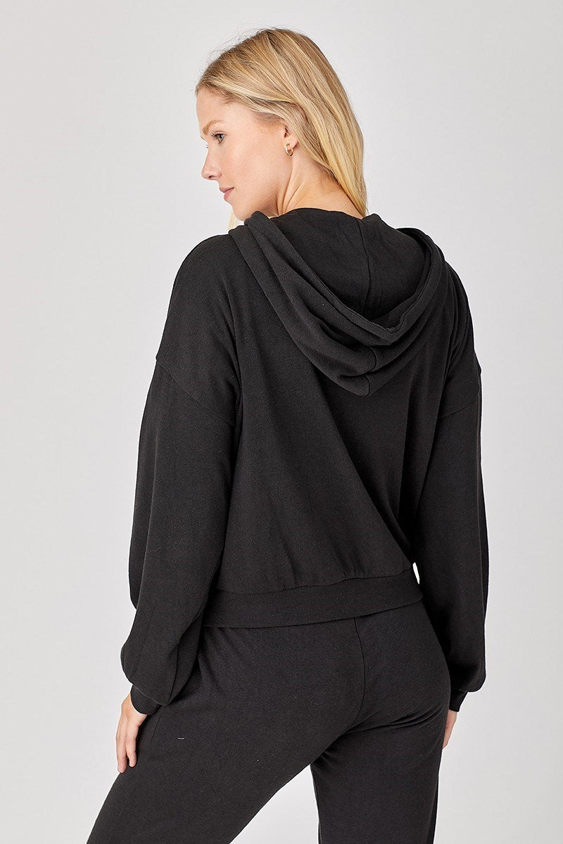 Black Zip-up Hoodie