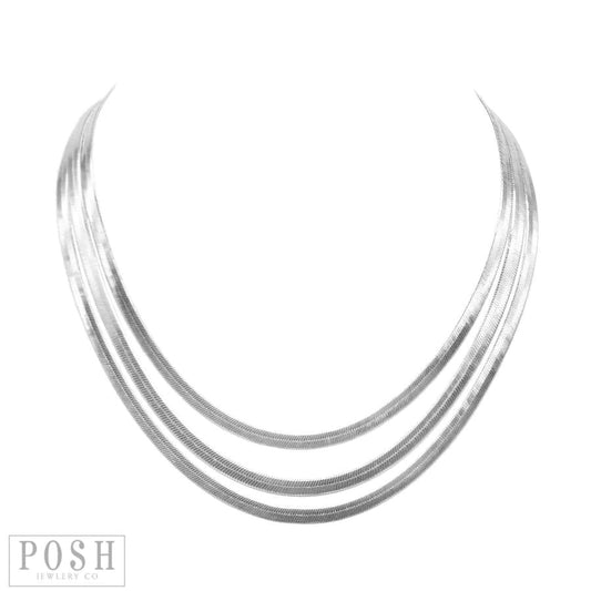 3 Chain Layered Necklace