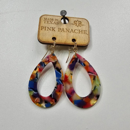Acrylic Teardrop Earrings