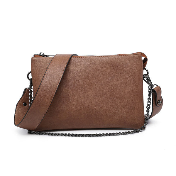 IZZY CROSSBODY W/ CHAIN STRAP