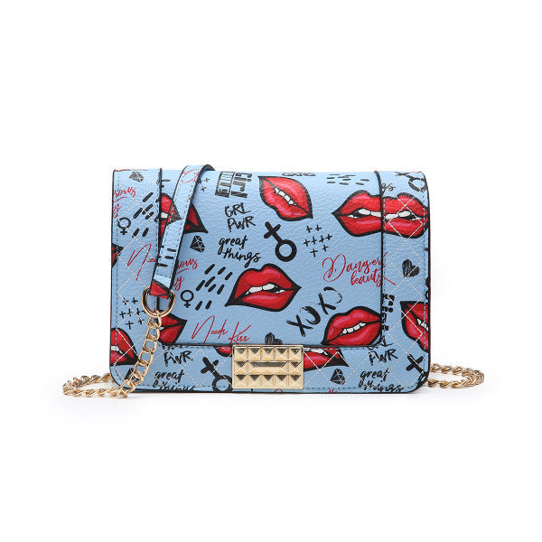 LIPS - CROSSBODY WITH CHAIN