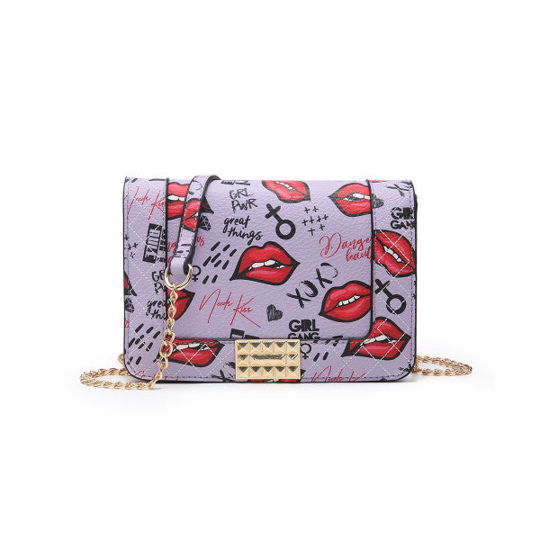 LIPS - CROSSBODY WITH CHAIN