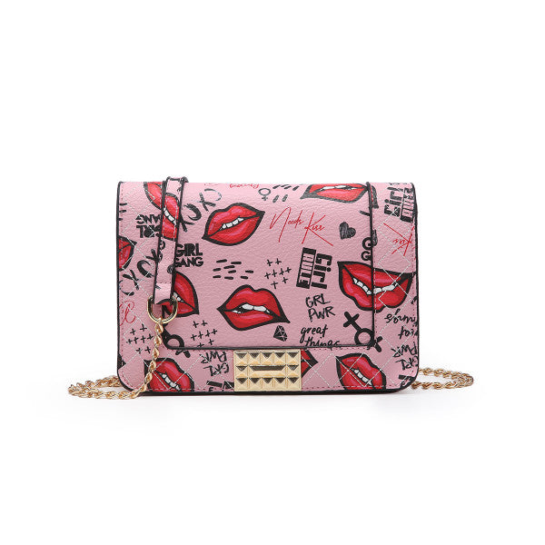 LIPS - CROSSBODY WITH CHAIN