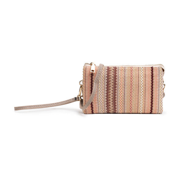 RILEY EMBROIDERED CROSSBODY/ WRISTLET