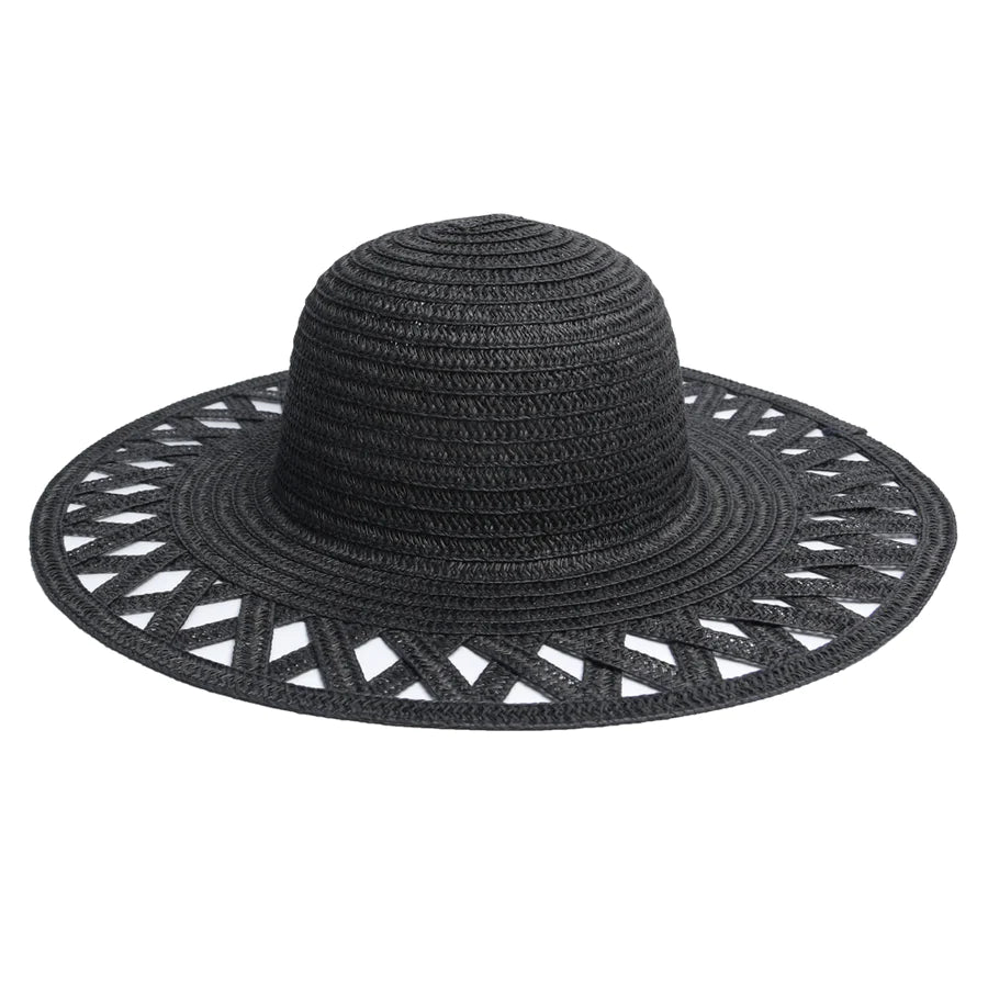 SYBIL HAT W/CUTOUT BRIM