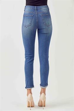 Mid-Rise Ankle Skinny